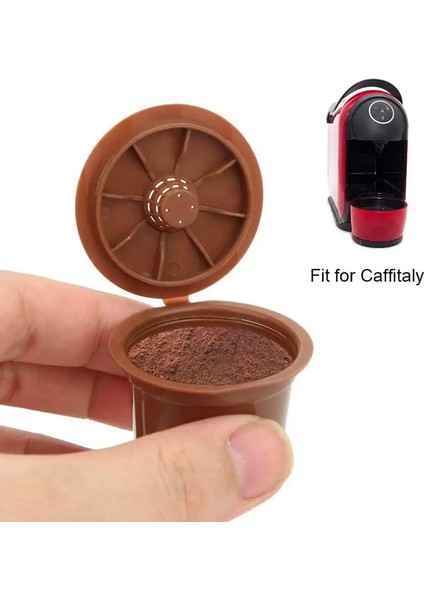 No.1 Tarzı 3 Adet Yeniden Doldurulabilir Kahve Kapsül Filtreli Fincan Yedek Aksesuarlar Caffitaly Için Fit Taşınabilir Kahve Filtresi Filtre Fincan (Yurt Dışından) modelleri