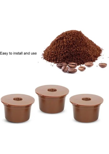 No.1 Tarzı 3 Adet Yeniden Doldurulabilir Kahve Kapsül Filtreli Fincan Yedek Aksesuarlar Caffitaly Için Fit Taşınabilir Kahve Filtresi Filtre Fincan (Yurt Dışından) fırsatları