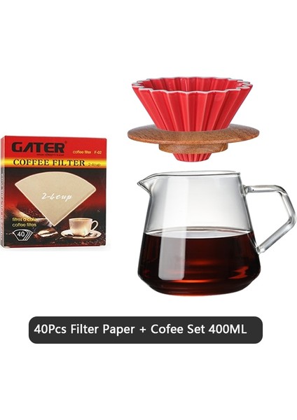 3 Takım 400ML 02 Stil Hzsh Ceramicwood Kahve Damlatıcı Yeniden Kullanılabilir Filtreler V60 Cam Cam Kahve Filtresi Yeniden Kullanılabilir Kahve Filtreleri Kahve Araçları Yurt Dışından