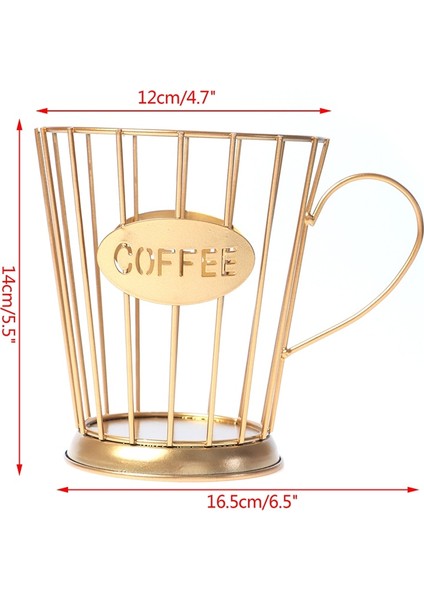 Gd Stil1 Stili Evrensel 1 Adet Kahve Kapsül Depolama Sepeti Kahve Fincan Sepeti Eski Kahve Pod Organizatör Tutucu Siyah Ev Cafe Otel Sıcak (Yurt Dışından)