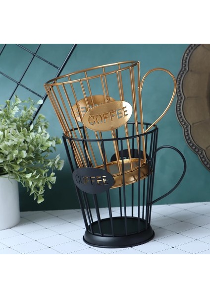 Gd Stil1 Stili Evrensel 1 Adet Kahve Kapsül Depolama Sepeti Kahve Fincan Sepeti Eski Kahve Pod Organizatör Tutucu Siyah Ev Cafe Otel Sıcak (Yurt Dışından) fırsatları