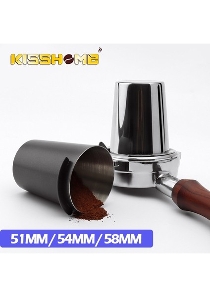 Gümüş Tarzı 51 mm Kahve Dozajlama Kupası Toz Besleyici Parçası Paslanmaz Çelik EK43 Espresso Makinesi Portafilter Öğütücü Barista Araçları (Yurt Dışından)