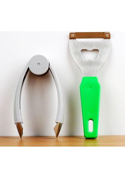 Hui2 Tarzı Meyve Soyucu Ananas Soyma Aracı Çilek Klip Domates Sökücü Meyve Sebze Ananas Göz Sökücü Planya Soyma Bıçağı (Yurt Dışından)