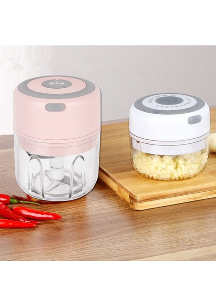 A-PEMBE-100ML Tarzı Elektrikli Gıda Kıyıcı ml Mini USB Kablosuz Elektrikli Sarımsak Ezici USB Sarımsak Ezici Mutfak Meyve Sebze Alet Aracı (Yurt Dışından) fiyatları