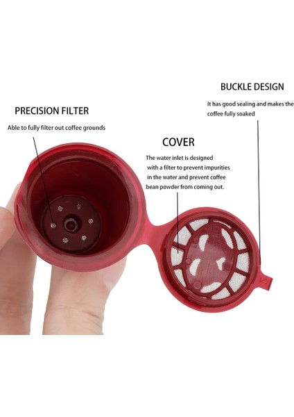 Kumral Tarzı 4 Adet Kahve Kapsül Fincan Nespresso Için Yeniden Kullanılabilir Kaşık Fırça ile Doldurulabilir Kahve Kapsül Dolum Filtresi (Yurt Dışından) modelleri