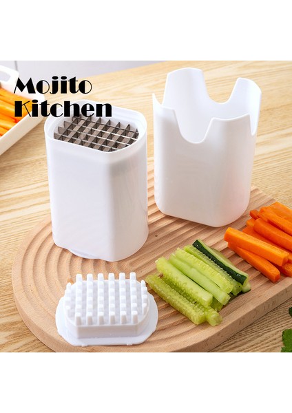 Beyaz Stil Patates Ers Fransız Frieotato Kesici Sebze Doğrama Dilim Mutfak Aracı Ince Ev Sebze Meyve Dilimleme Choppers (Yurt Dışından) fiyatları