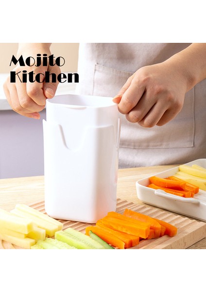 Beyaz Stil Patates Ers Fransız Frieotato Kesici Sebze Doğrama Dilim Mutfak Aracı Ince Ev Sebze Meyve Dilimleme Choppers (Yurt Dışından) fırsatları