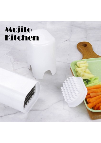 Beyaz Stil Patates Ers Fransız Frieotato Kesici Sebze Doğrama Dilim Mutfak Aracı Ince Ev Sebze Meyve Dilimleme Choppers (Yurt Dışından) indirimleri