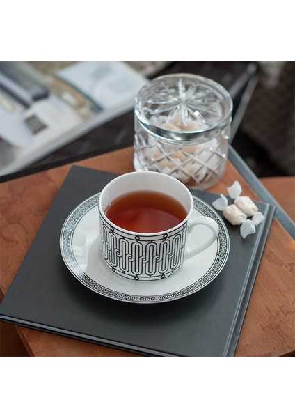 Kırmızı Stil Zarif H Mark Altın Üst Sınıf Kemik Çini Kahve Fincanı Avrupa Çay Bardağı Seti ve Tabağı Ikindi Çayı Kahve Drinkware (Yurt Dışından) indirimleri