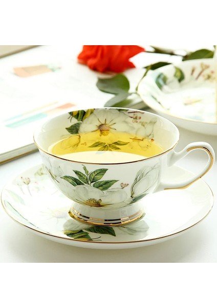1 Fincan 1 Tabak Tarzı 220ML, Fincan Tabağı ile Ince Kemik Çini Çay Bardağı Seti, Kamelya Tasarım Tasse A Cafe Seramik Fincan, Espresso Kahve Fincanları, Fincan ve Altlık (Yurt Dışından) fırsatları