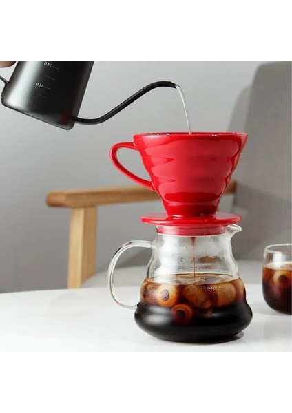 360ML Tarzı Sürahi Damlama Cezve Kahve Su Isıtıcısı Bira Barista Percolator Bardağa Dökün Menzil Kahve Sunucusu 360ML 600ML 800ML Şeffaf (Yurt Dışından)