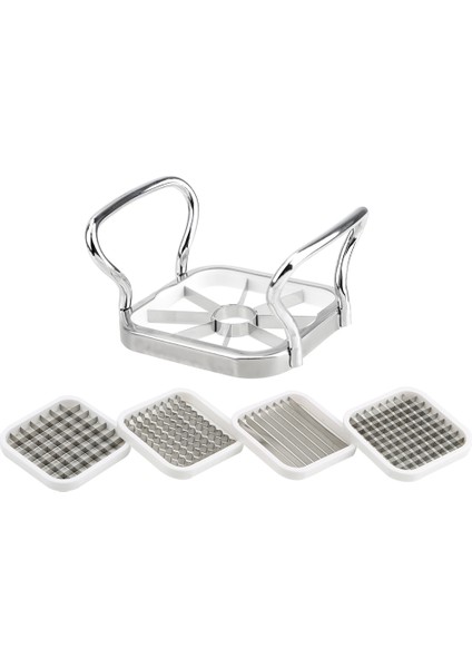 Küçük Stil Patates Şerit Kesici Ev Pratik Paslanmaz Çelik Mutfak Alet Sebze Aletleri Salatalık Kesme Makinesi Er Dilim (Yurt Dışından)