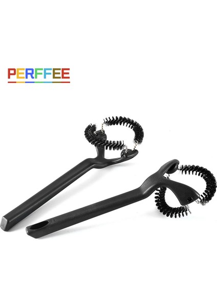 58MM Stil Kafa mm Espresso Kahve Makinesi Temizleme Fırçası Değiştirilebilir Başlık Kahve Makinesi Cafe Öğütücü Temizleyici Demleme Kafası Temizleme Aracı (Yurt Dışından)