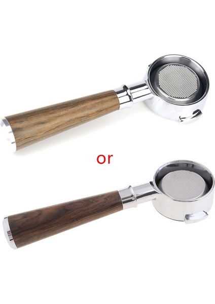 C2 Tarzı 58MM Kahve Makinesi Filtre Tutucu E61 Ahşap Saplı Dipsiz Portafilter (Yurt Dışından) fırsatları