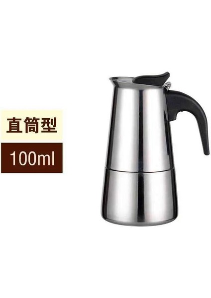 Bir Stil Paslanmaz Çelik Moka Cezve Espresso Latte Percolator Soba Kahve Makinesi Espresso Pot Italyan Kahve Makinesi Barista Araçları Sıcak (Yurt Dışından)