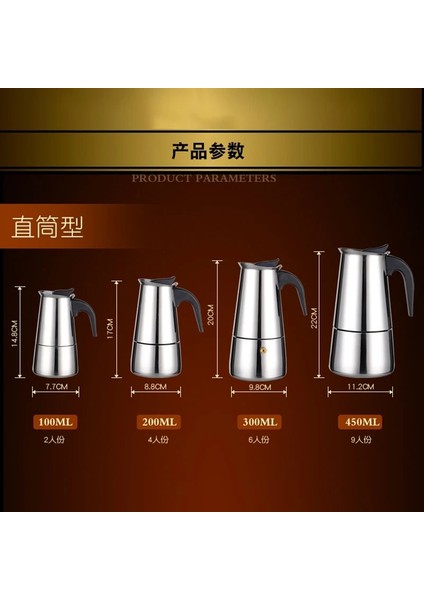 Bir Stil Paslanmaz Çelik Moka Cezve Espresso Latte Percolator Soba Kahve Makinesi Espresso Pot Italyan Kahve Makinesi Barista Araçları Sıcak (Yurt Dışından) fiyatları