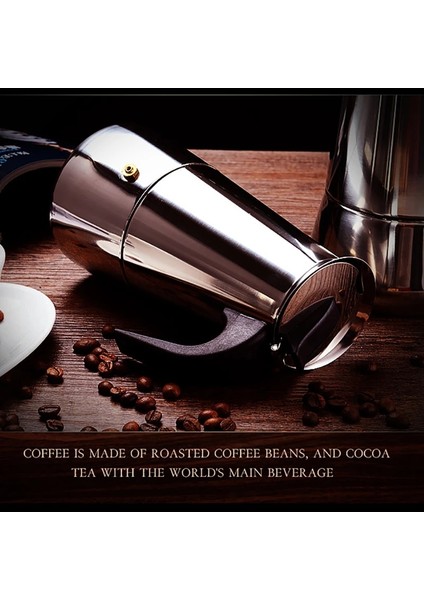 Bir Stil Paslanmaz Çelik Moka Cezve Espresso Latte Percolator Soba Kahve Makinesi Espresso Pot Italyan Kahve Makinesi Barista Araçları Sıcak (Yurt Dışından) fırsatları