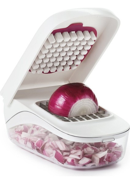 Beyaz Stil Manuel Sebze Meyve Dilimleme Kıyıcı Baskı Kesim Soğan Peynir Domates Kesici Meyve Doğrama Bıçağı Mutfak Aletleri (Yurt Dışından)