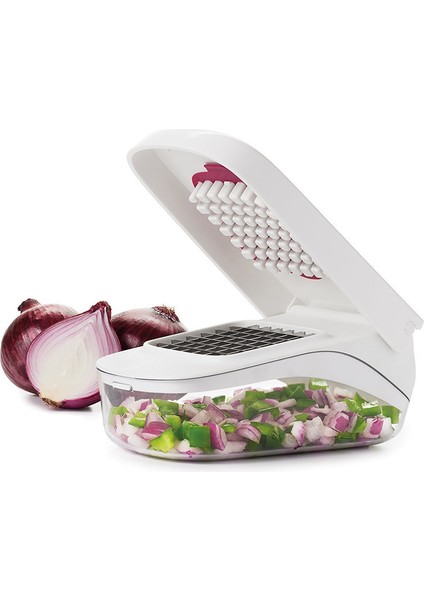 Beyaz Stil Manuel Sebze Meyve Dilimleme Kıyıcı Baskı Kesim Soğan Peynir Domates Kesici Meyve Doğrama Bıçağı Mutfak Aletleri (Yurt Dışından) fiyatları