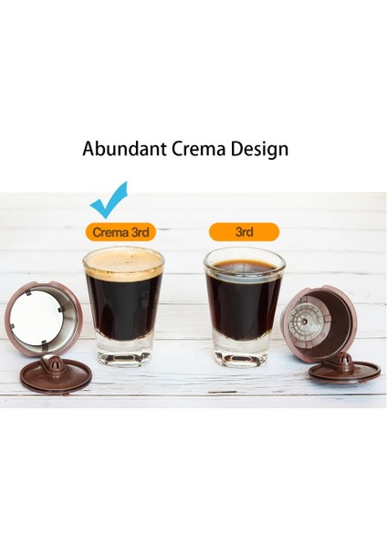6cup Siyah Tarzı Dolce Gusto Crema Kahve Kapsül Filtreleri ile Uyumlu Yeniden Kullanılabilir Doldurulabilir Kahve Kapsül Fincan Gıda Sınıfı Plastik (Yurt Dışından) indirimleri