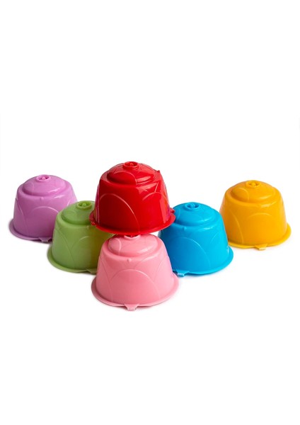 1 Yeşil Kapsül Stili Dolce Gusto Kahve Makinesi Için Yeniden Kullanılabilir Kahve Kapsülü Capsula De Café Rose Style (Yurt Dışından)