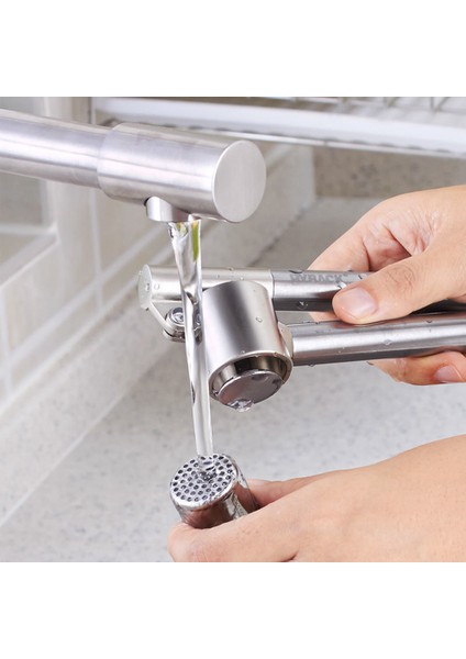 Gümüş Tarzı Sarımsak Presi Paslanmaz Çelik El Sıkacağı Sıkacağı Sarımsak Presi Kırıcı Ağır Zencefil Sıkacağı Dilimleme Ezici Mutfak Gereçleri Alet (Yurt Dışından) indirimleri