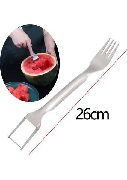 C Tarzı Karpuz Dilimleme Kesici Mutfak Karpuz Kavun Kesme Artefakt Paslanmaz Çelik Yaratıcı Meyve Aracı (Yurt Dışından)