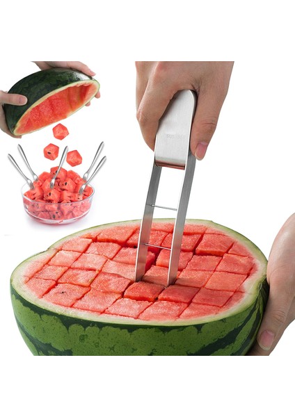 C Tarzı Karpuz Dilimleme Kesici Mutfak Karpuz Kavun Kesme Artefakt Paslanmaz Çelik Yaratıcı Meyve Aracı (Yurt Dışından) fiyatları