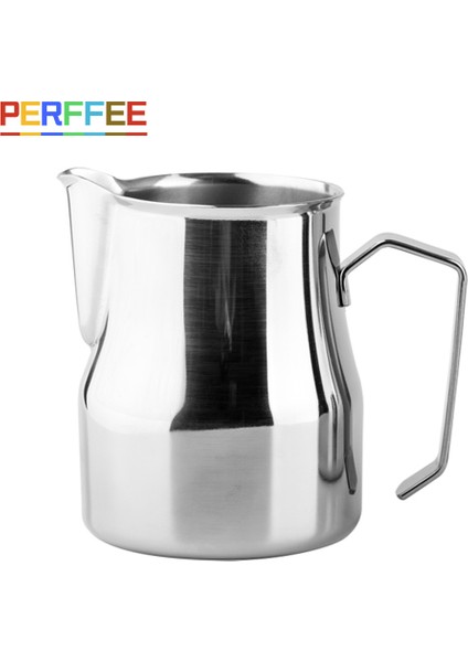 750 ml Tarzı Süt Köpürtme Sürahisi Paslanmaz Çelik Profesyonel Süt Köpürtücü Sürahiler Barista Espresso Buhar Bardağı Uzun Yuvarlak Borulu ml (Yurt Dışından) fırsatları