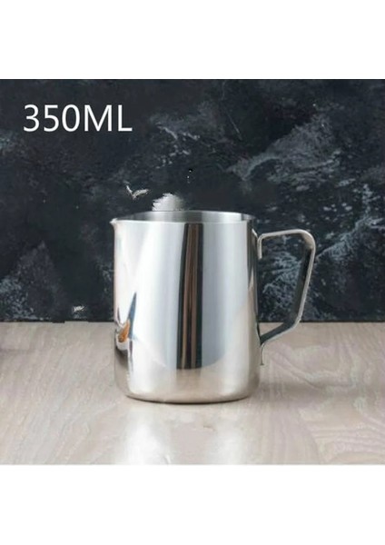 350ML Stili Eworld Paslanmaz Çelik Süt Köpürtme Sürahisi Espresso Kahve Kupa Sürahi Barista Craft Kahve Cappuccino Bardak Latte Pot (Yurt Dışından)