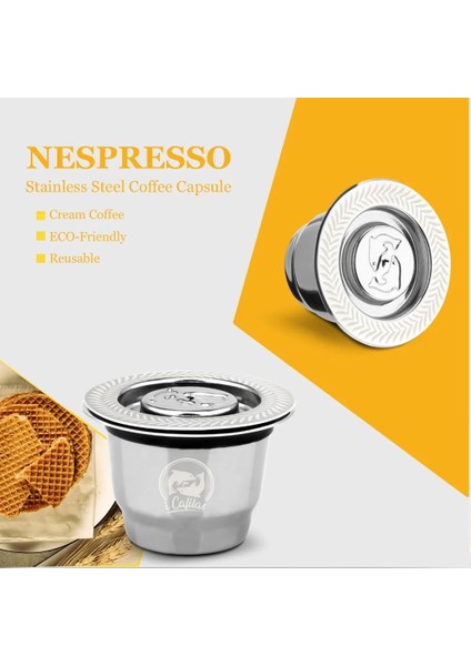 1 Kurcalama Stili Nespresso Için Icafilas Yeniden Kullanılabilir Doldurulabilir Kapsül Crema Espresso Yeniden Kullanılabilir Nespresso Makinesi Için Yeni Doldurulabilir (Yurt Dışından) fırsatları
