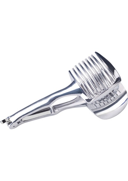 Bir Stil Paslanmaz Çelik Limon Domates Dilimleme Kelepçe Tasarım Sebze Meyve Kesici Öğütücüler Çok Fonksiyonlu Soğan Tutucu Mutfak Aksesuarları (Yurt Dışından)