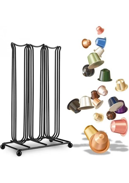 Stil 7 Stili 2019 Metal Kahve Pod Tutucu Nespresso Kapsül Standı Dağıtıcı 3 Satır Kahve Kapsül Nespresso Için Depolama Rafı (Yurt Dışından)