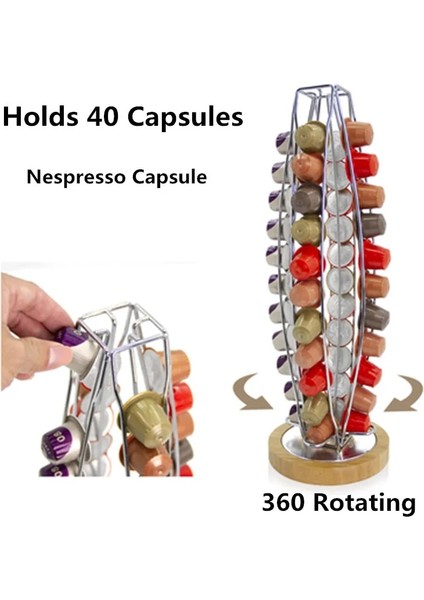 Stil 7 Stili 2019 Metal Kahve Pod Tutucu Nespresso Kapsül Standı Dağıtıcı 3 Satır Kahve Kapsül Nespresso Için Depolama Rafı (Yurt Dışından)