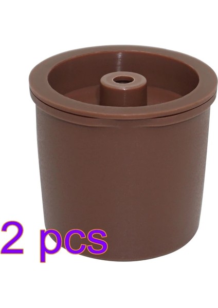 2 Adet Kahverengi Tarzı Yeniden Kullanılabilir Kapsül Doldurulabilir Kahve Kapsül Bardakları Illy Makineleri Için Uyumlu Dolum Kahve Filte (Yurt Dışından)