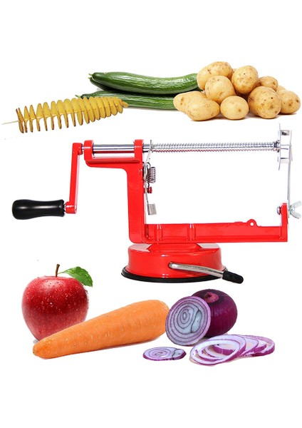 Patates Havuç Spiral Kesici Salatalık Paslanmayan Düşük Bakım Maliyeti Dayanıklı Sebze Meyve Dilimleme Ev Mutfak Aletleri (Yurt Dışından) modelleri