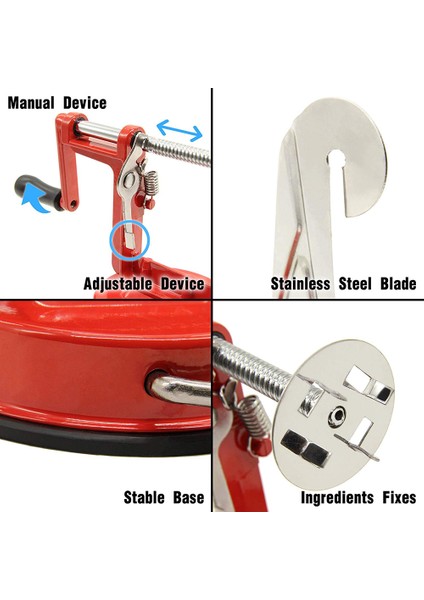 Patates Havuç Spiral Kesici Salatalık Paslanmayan Düşük Bakım Maliyeti Dayanıklı Sebze Meyve Dilimleme Ev Mutfak Aletleri (Yurt Dışından) fırsatları