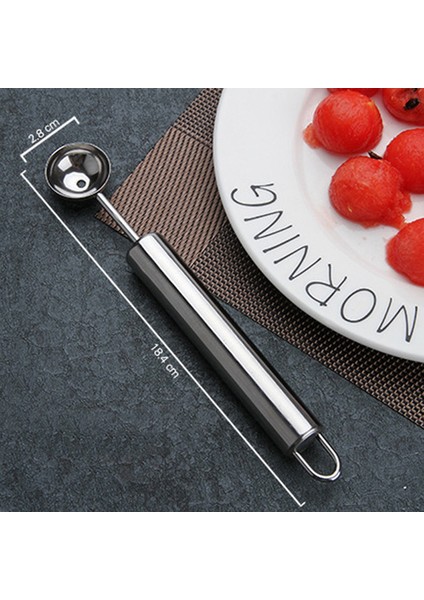 B Tarzı Sebze Oyma Bıçağı Aracı Paslanmaz Çelik Set Elma Kesici Kavun Kaşık Gadget Patates Soyucu Mutfak Meyve Oyma Aracı (Yurt Dışından)