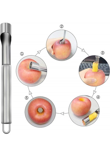 B Tarzı Sebze Oyma Bıçağı Aracı Paslanmaz Çelik Set Elma Kesici Kavun Kaşık Gadget Patates Soyucu Mutfak Meyve Oyma Aracı (Yurt Dışından) indirimleri