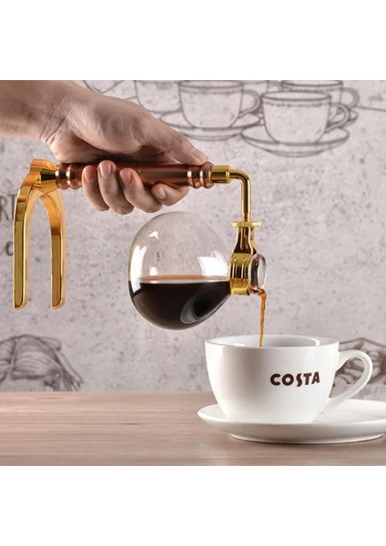 Alkol Lambası Stili Mıcck Yüksek 3 Bardak Sifon Tencere Cezve Seti Filtre Sifon Kahve Makinesi Çay Sifonu Isıya Dayanıklı Ev Tencere (Yurt Dışından) indirimleri