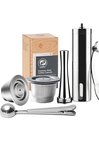 2 Adet-Ti-Ss-Ymq Tarzı Yeniden Kullanılabilir Nespresso Kahve Kapsülleri Bardak Paslanmaz Çelik Doldurulabilir Kahve Kapsülü Dolum Filtresi Cof Ware (Yurt Dışından)