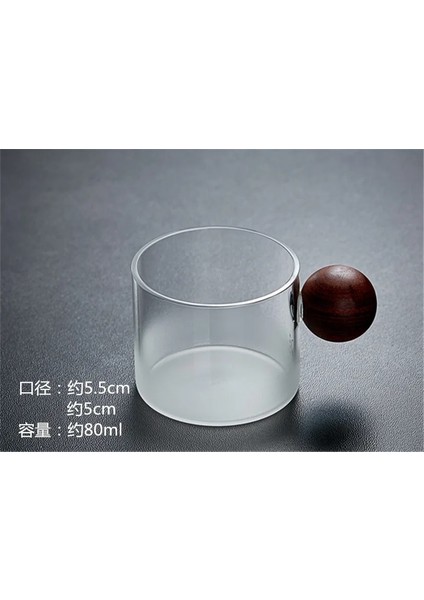 Kaşık Tarzı Elişi Atomize Isıya Dayanıklı Tek Katmanlı Cam Çay Bardağı Şeffaf Basit Çay Fincanı Master Fincan Ev Kahve Fincanları 80ML (Yurt Dışından) fırsatları