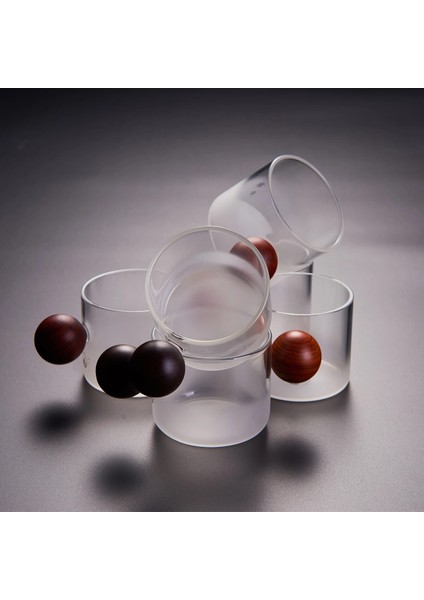 Kaşık Tarzı Elişi Atomize Isıya Dayanıklı Tek Katmanlı Cam Çay Bardağı Şeffaf Basit Çay Fincanı Master Fincan Ev Kahve Fincanları 80ML (Yurt Dışından) indirimleri