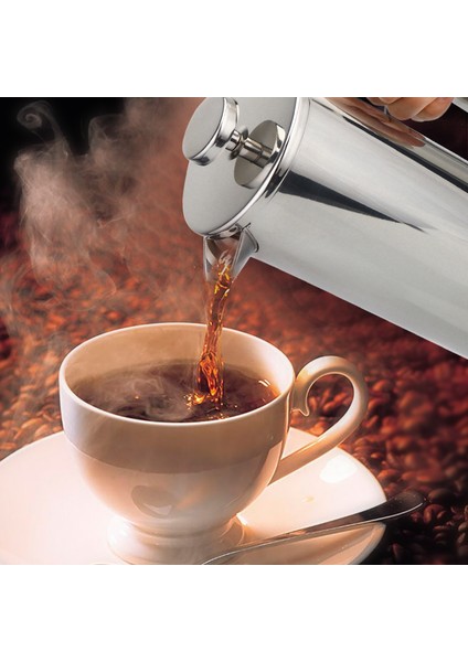 350 ml Tarzı Kahve Makinesi Fransız Presi Paslanmaz Çelik Espresso Kahve Makinesi Yüksek Li Çift Duvar Yalıtımlı Kahve Çay Makinesi Pot L (Yurt Dışından) modelleri