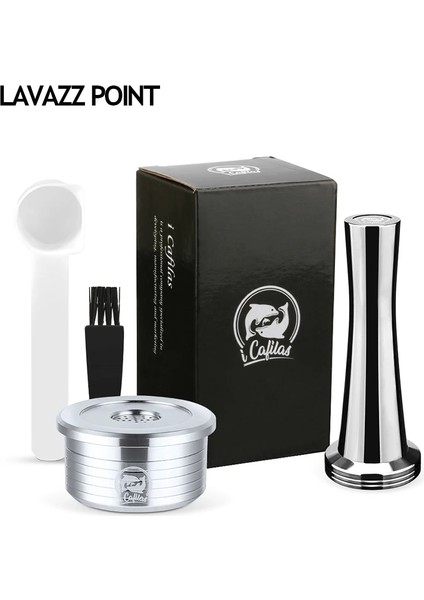Açık Yeşil Tarzı Delta Q Kapsüller Için Icafilas Yeniden Kullanılabilir Paslanmaz Çelik Filtre Espresso Lavazza Noktası Makinesi Için Crema Versiyonu Kahve Pod (Yurt Dışından)