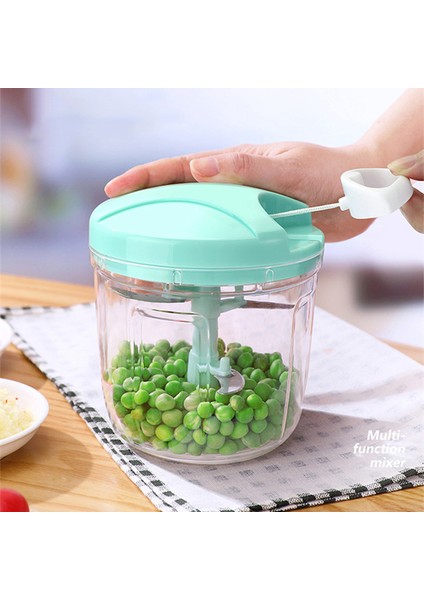GREEN2-500ML Tarzı L Çok Fonksiyonlu Sebze Kesici Havuç Meyve Dilimleme Sarımsak Soğan Kıyıcı Kırıcı Kıyma Makinesi Mutfak Aksesuarları Araçları (Yurt Dışından)