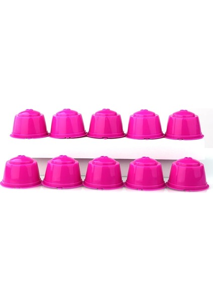 10 Adet Gül Tarzı 10 Adet Dolce Gusto Kahve Kapsülleri Için Doldurulabilir Kahve Kapsülleri Kaşık Fırça ile Yeniden Kullanılabilir Plastik Kahve Filtresi Yüksek (Yurt Dışından)
