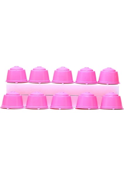 10 Adet Gül Tarzı 10 Adet Dolce Gusto Kahve Kapsülleri Için Doldurulabilir Kahve Kapsülleri Kaşık Fırça ile Yeniden Kullanılabilir Plastik Kahve Filtresi Yüksek (Yurt Dışından)
