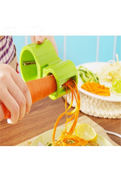 Siyah Stil Mutfak Aksesuarları Çift Kafalı Spiral Dilimleyici Rende Zuoodle Spagetti Makinesi Sebze Bıçağı Soyma Bıçağı Kalemtıraş (Yurt Dışından) indirimleri