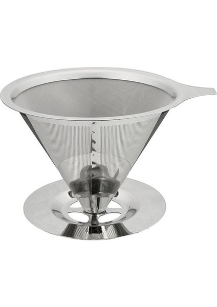 Bir Stil Yeniden Kullanılabilir Kahve Filtresi Tutucu Paslanmaz Çelik Damla Kahve Filtreleri Huni Metal Örgü Kahve Çay Filtre Sepeti Araçları (Yurt Dışından) fiyatları